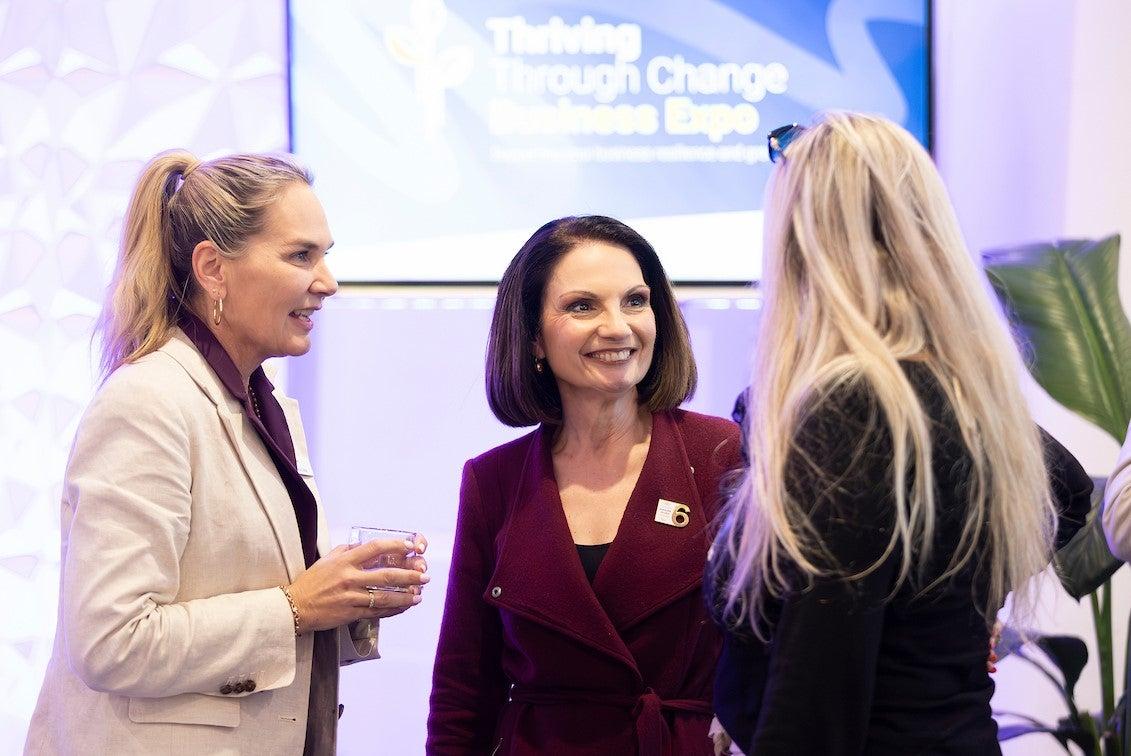 Mayor Rosanna Natoli attended the Thriving Through Change event.