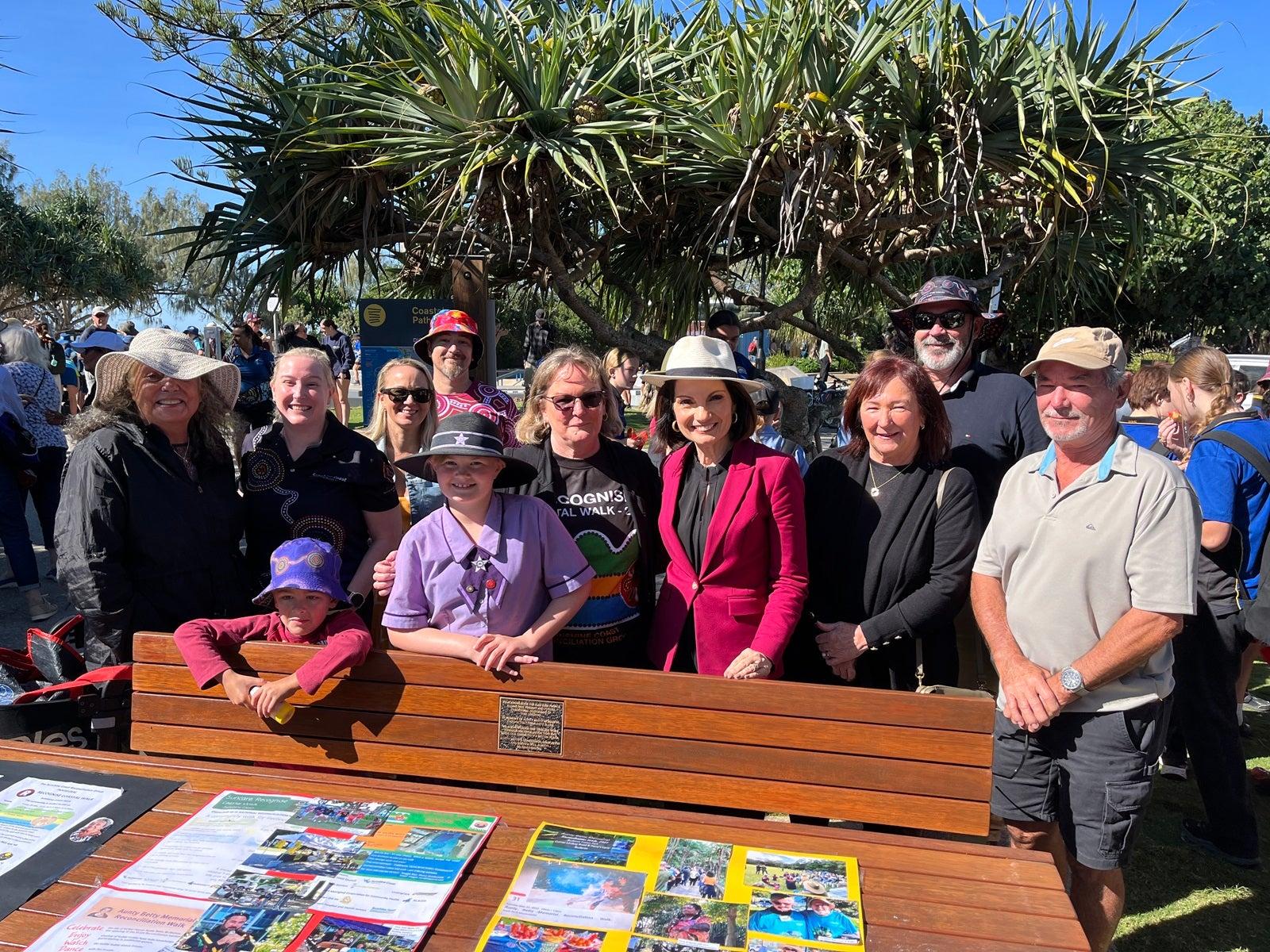 Participants in Aunty Betty Memorial Walk
