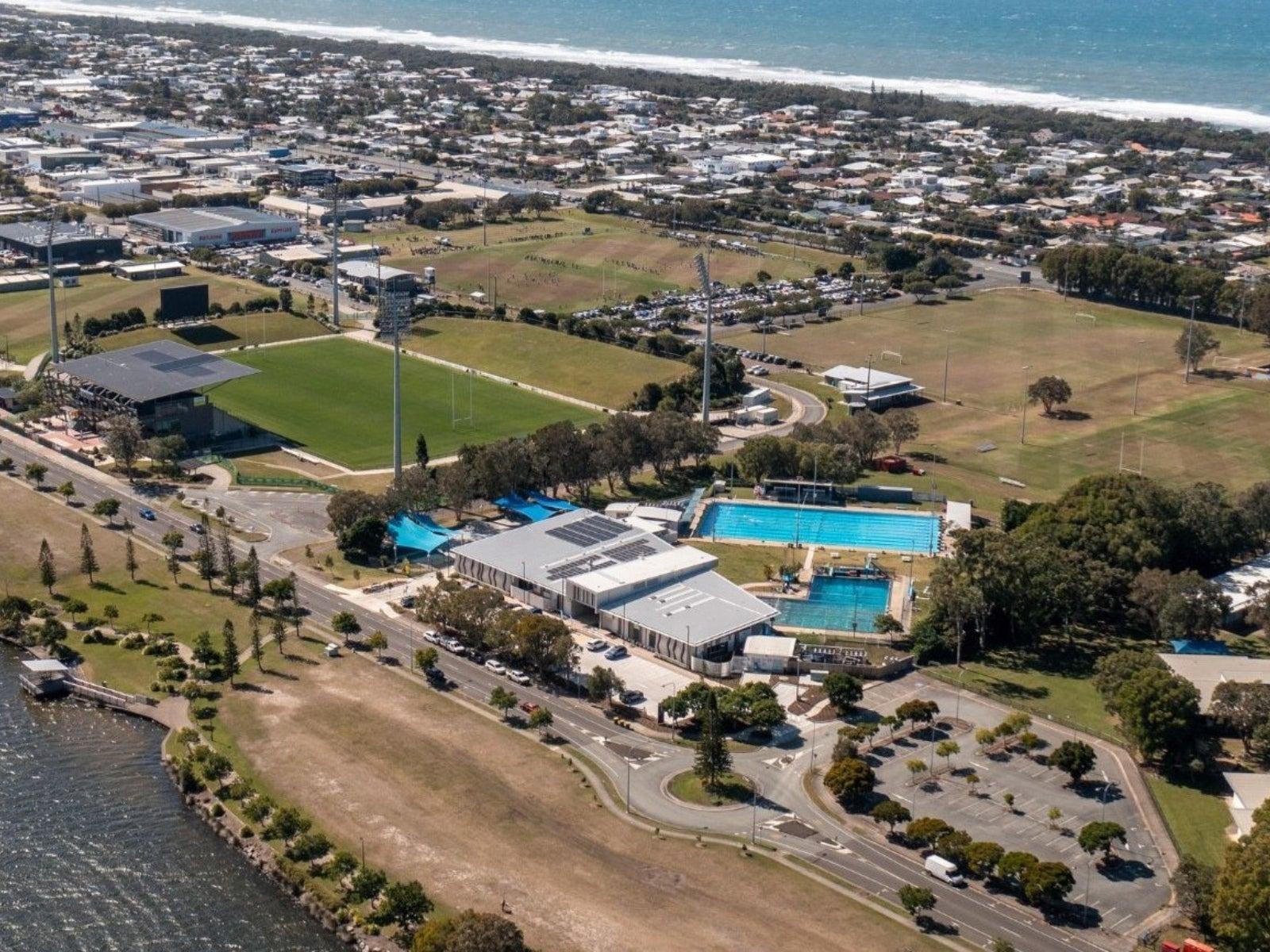 Aerial photo of Kawana Aquatic Centre - August 2025