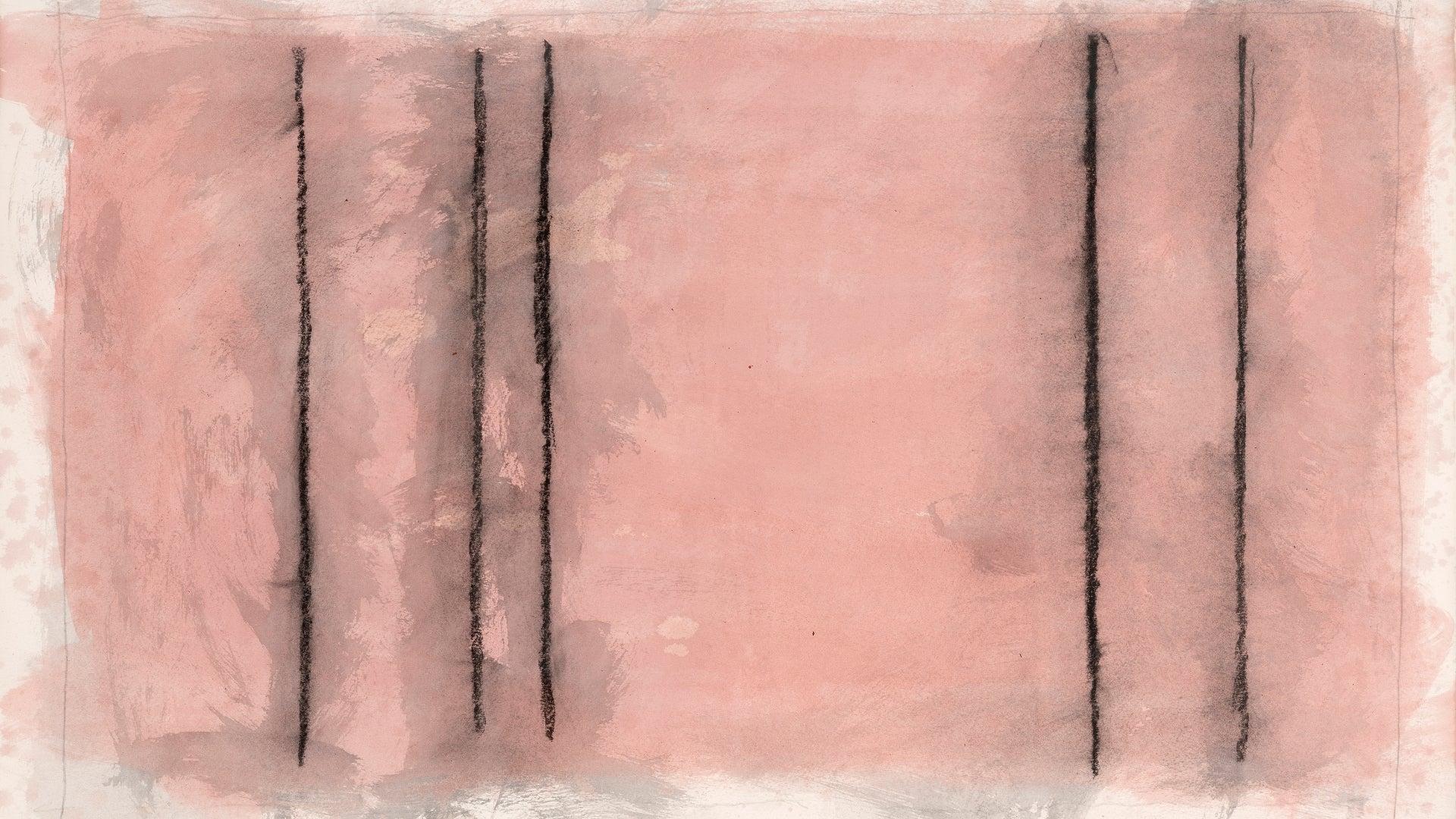 Artwork by David Rankin - Crossings - Pink, 2025