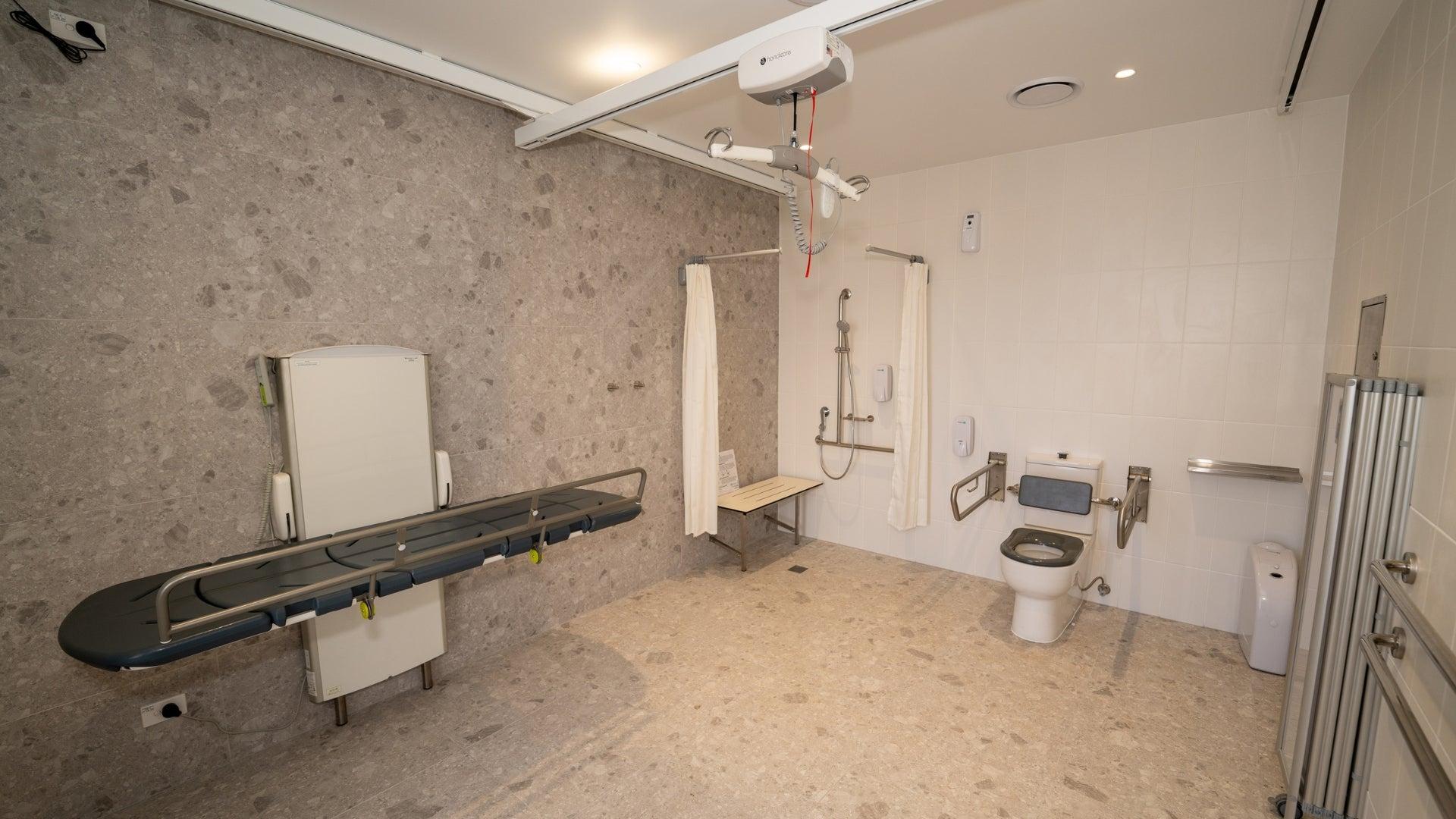 Changing Places amenities at Kawana Aquatic Centre.