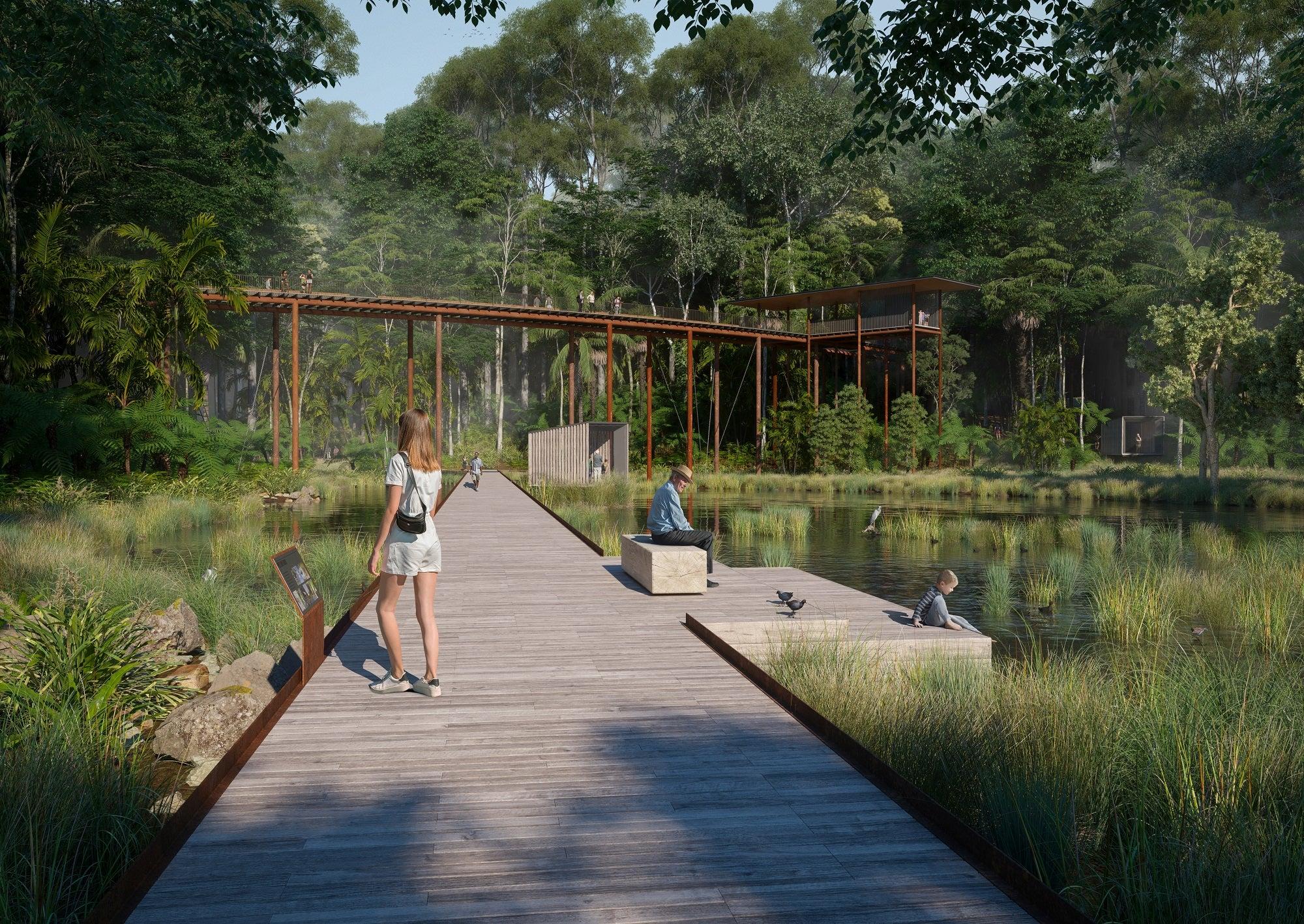 Wetland boardwalk