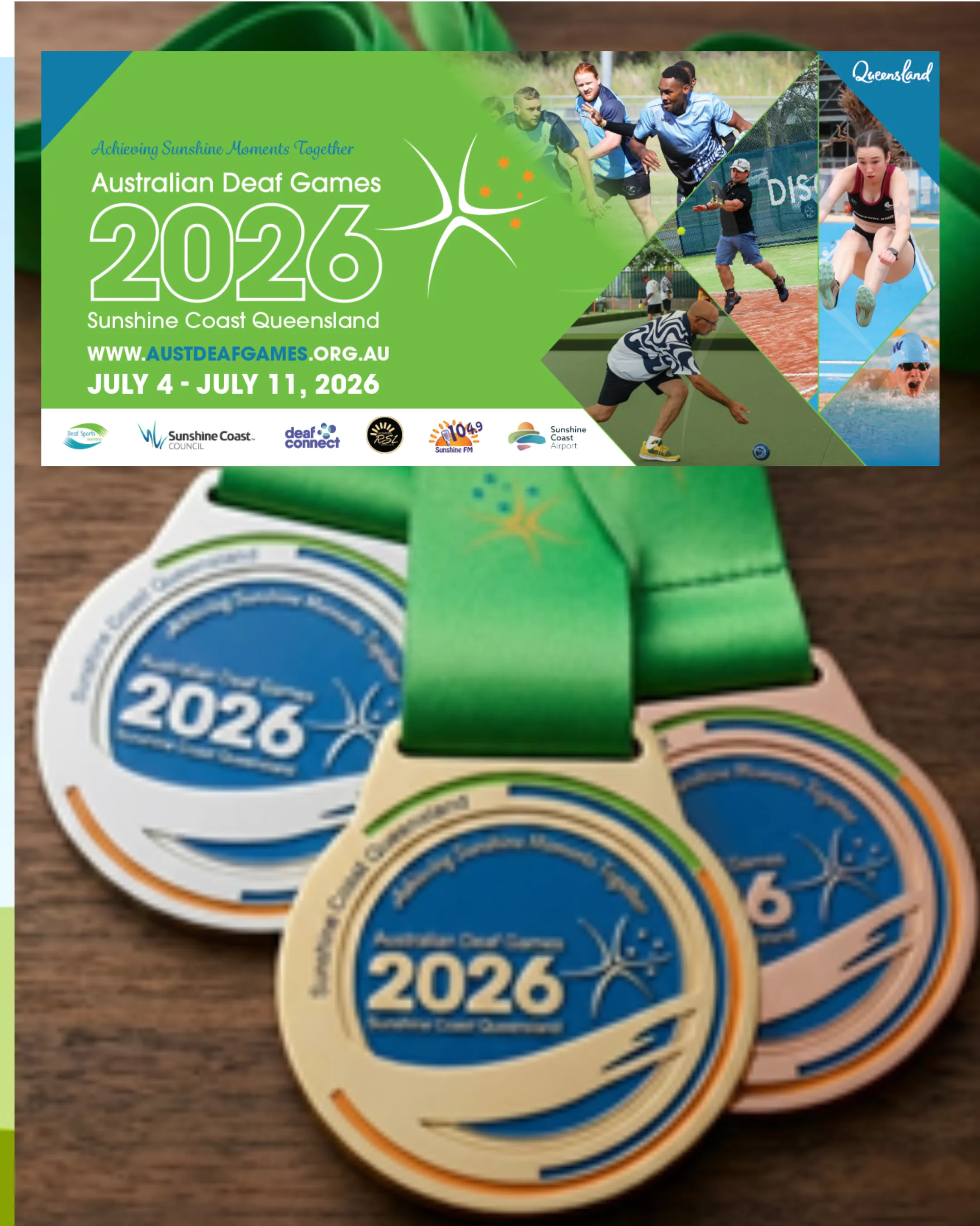 An image about Sunshine Coast 2026 Australian Deaf Games