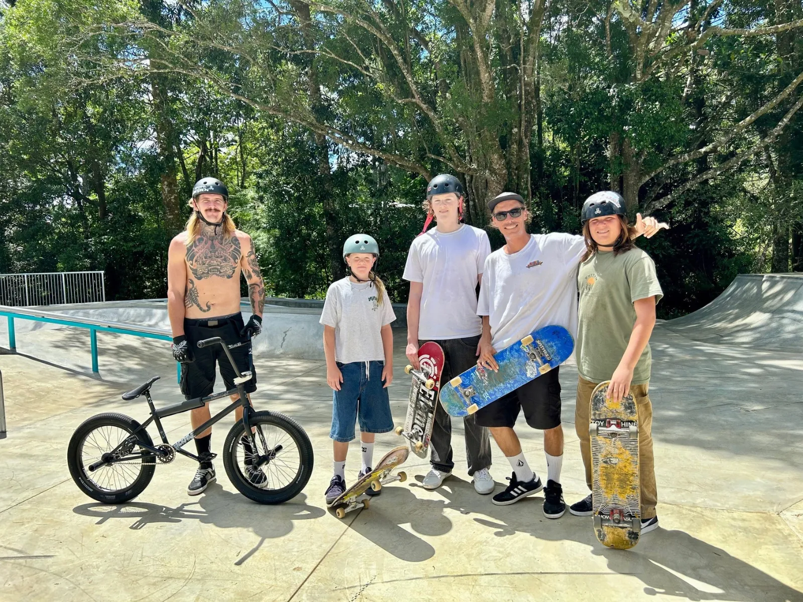 Community members enjoying the newly upgraded Maleny Skate Park - 18 February 2026