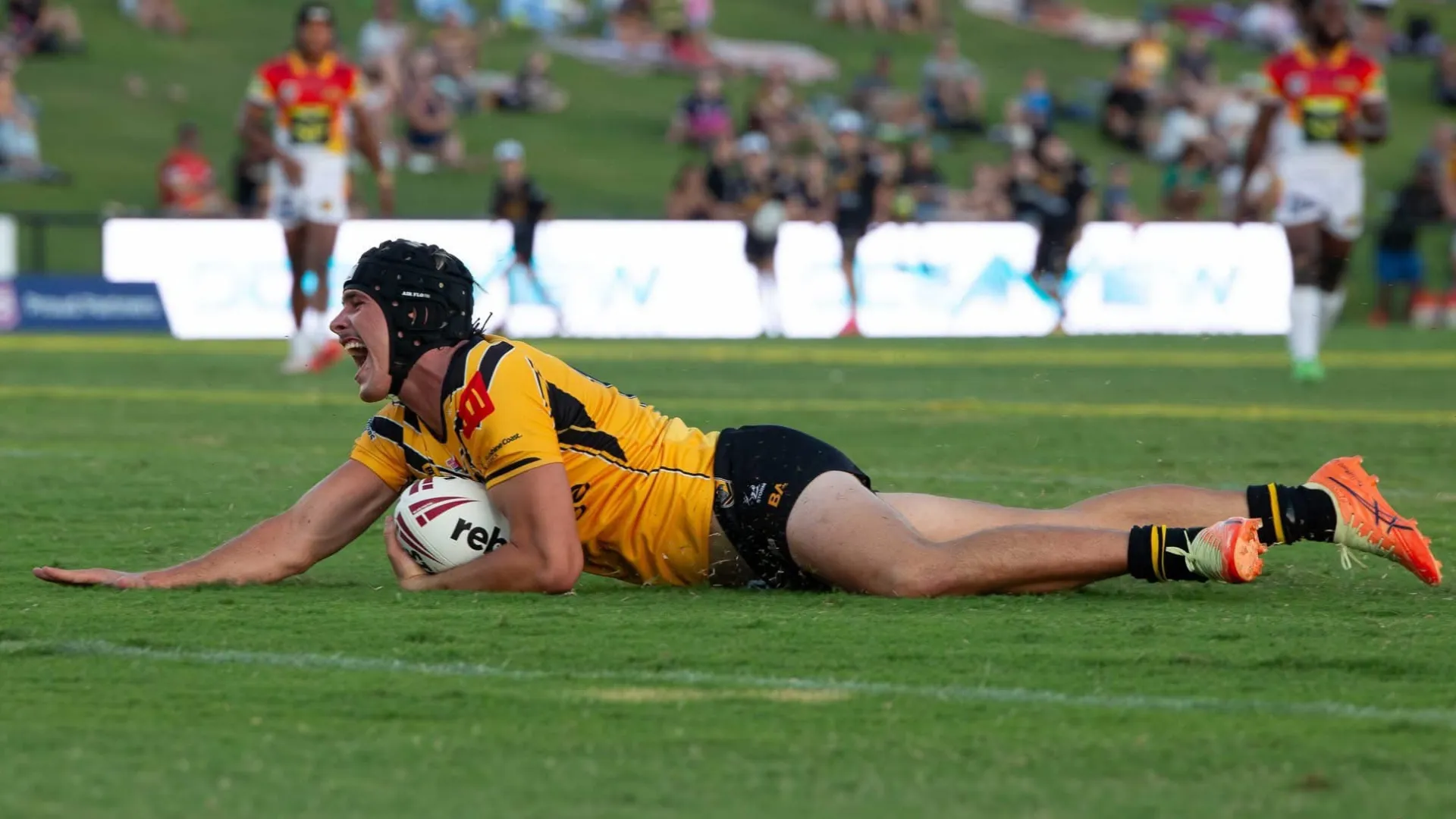 An image about Hostplus Cup Round 14 Falcons vs Blackhawks