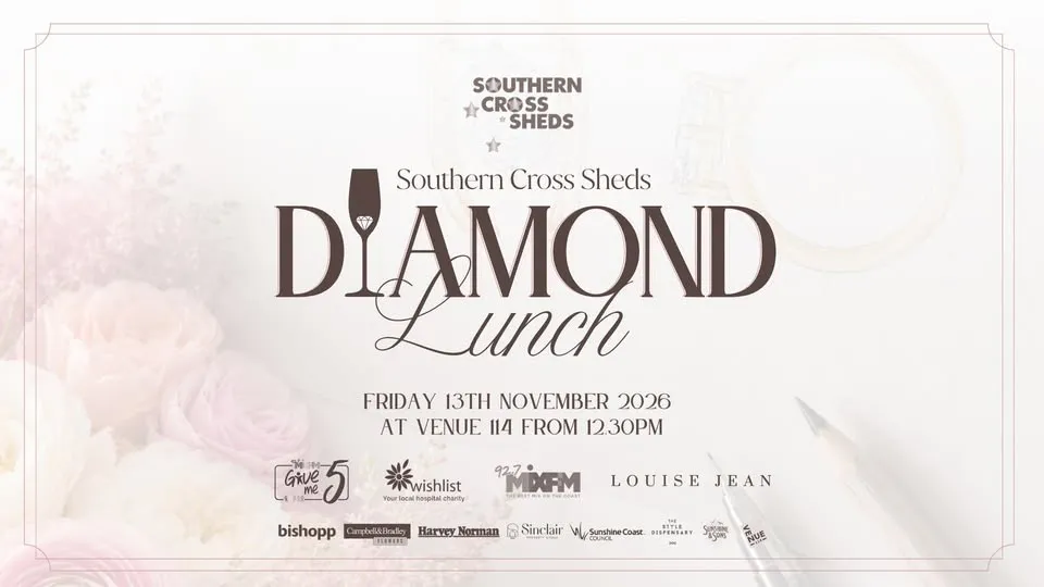 An image about Southern Cross Sheds Diamond Lunch