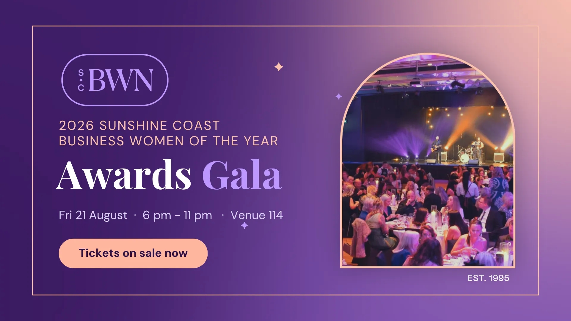 An image about 2026 Sunshine Coast Business Women of the Year Awards Gala