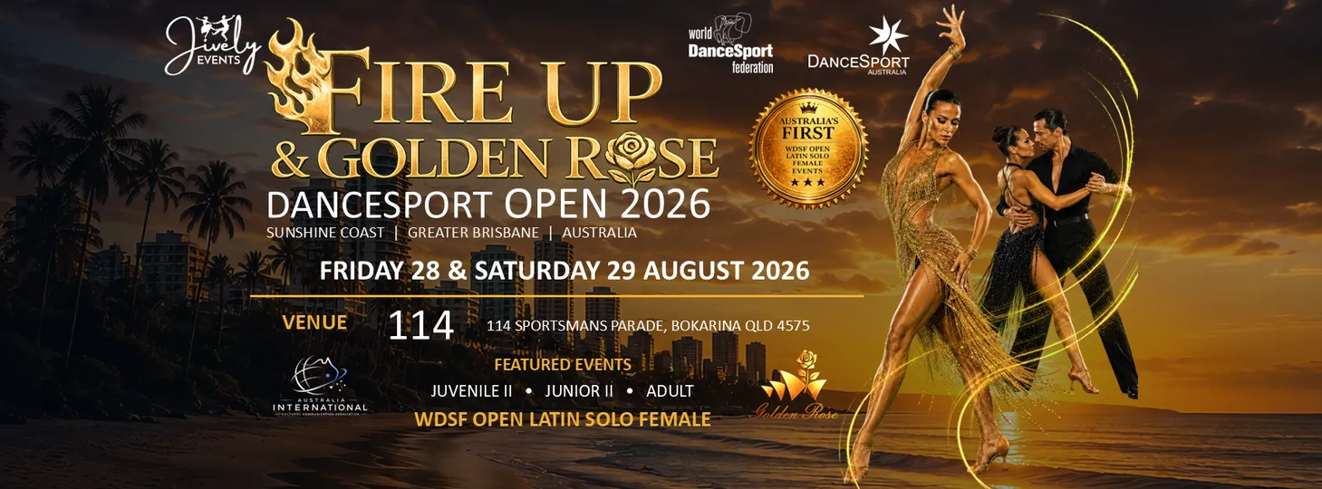 An image about Fire Up & Golden Rose DanceSport Open 2026