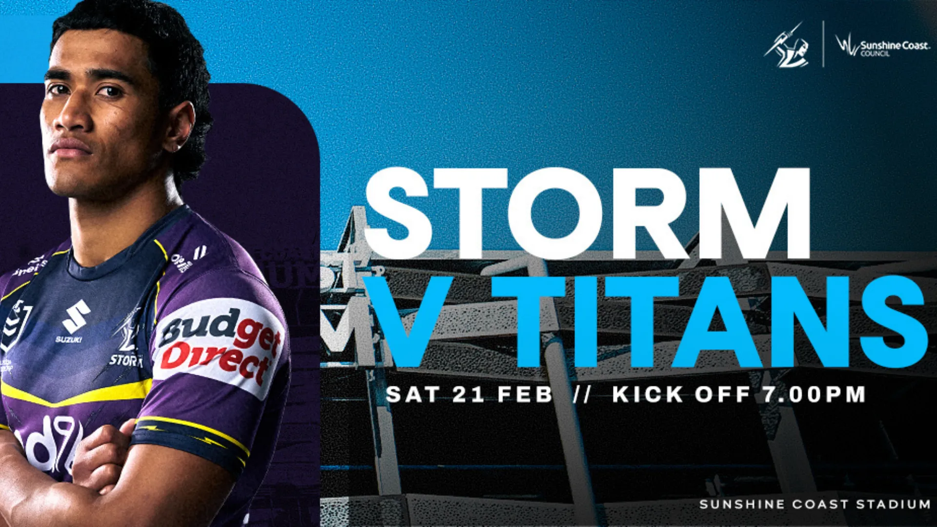 An image about Melbourne Storm vs Gold Coast Titans Pre-season Trial