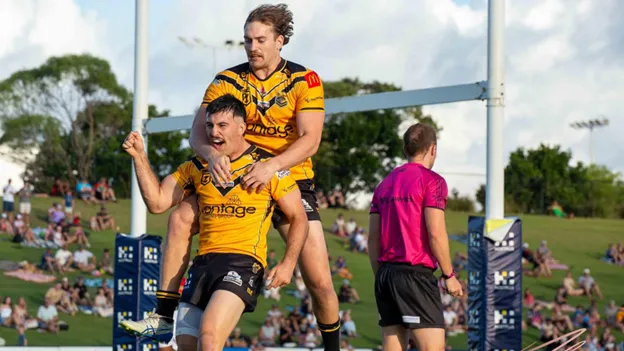 An image about Hostplus Cup Round 5 Falcons vs Dolphins