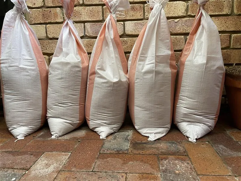 Sandbags.