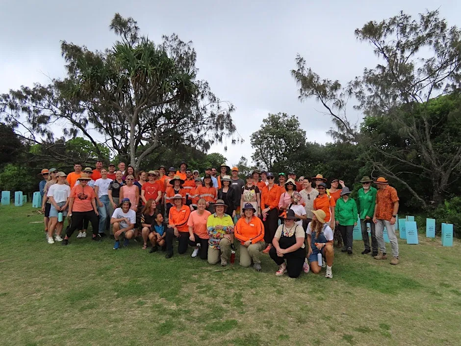 Group of people who attended a Seeds of Hope Planting