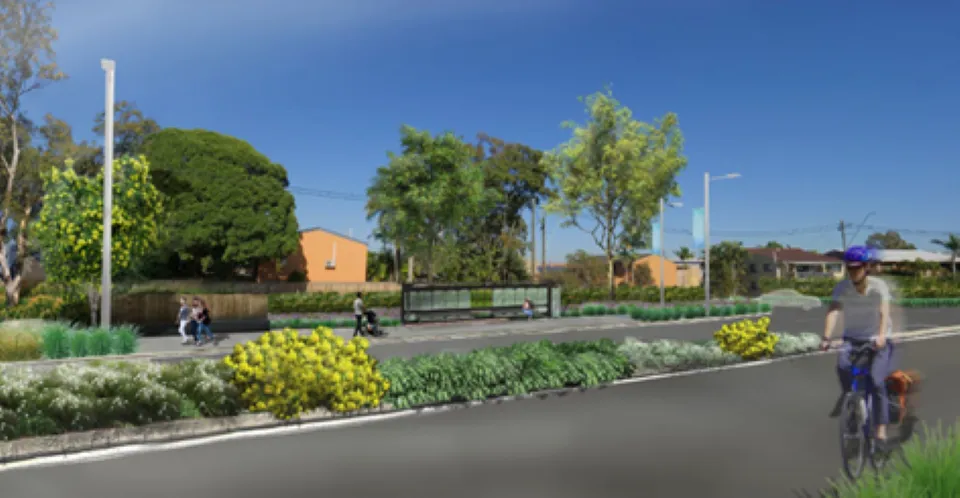 Artists impression Walan Street