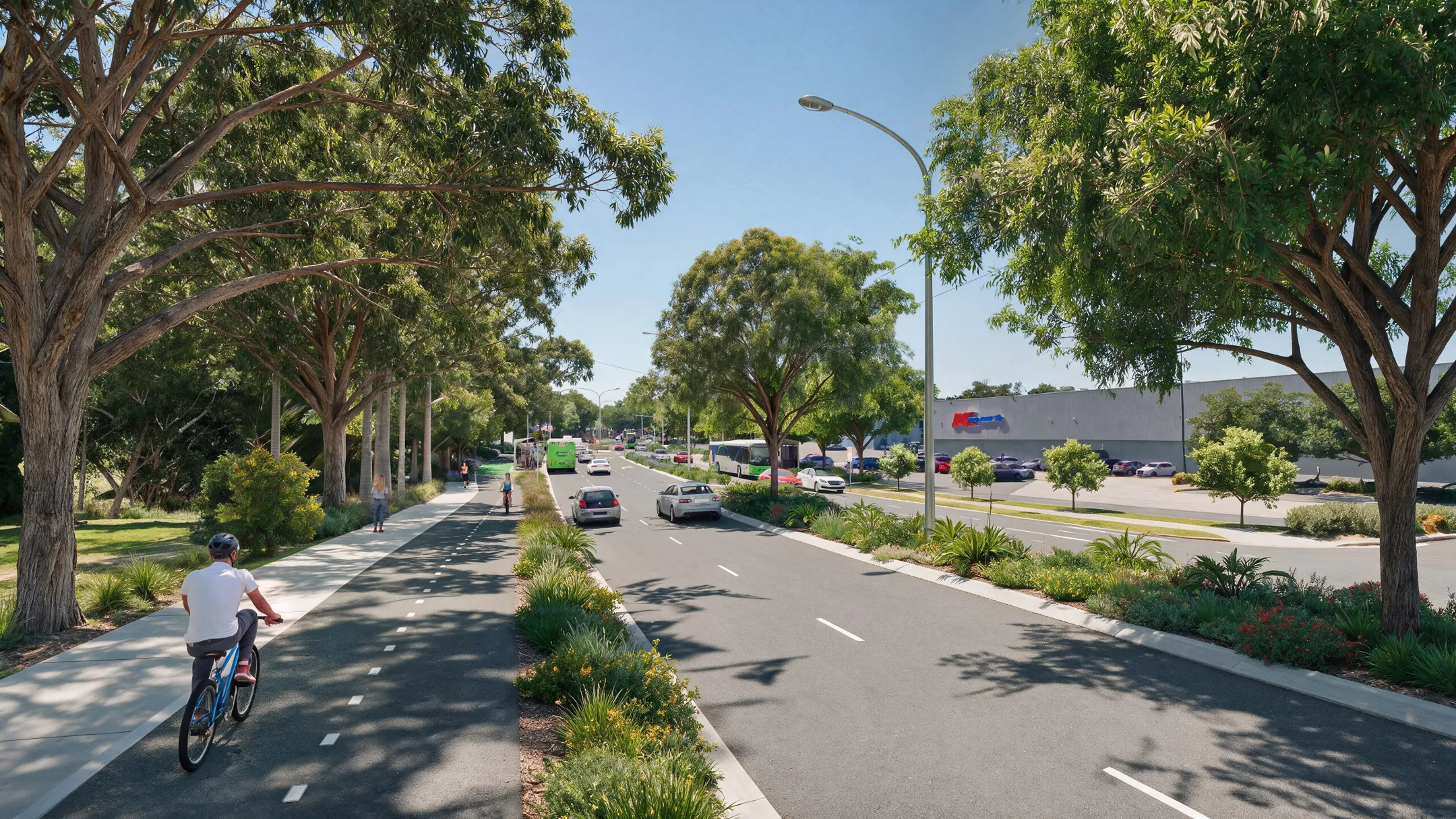 Oval Avenue looking East