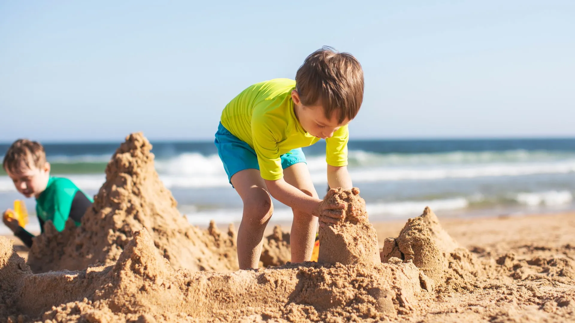 Child on beach
