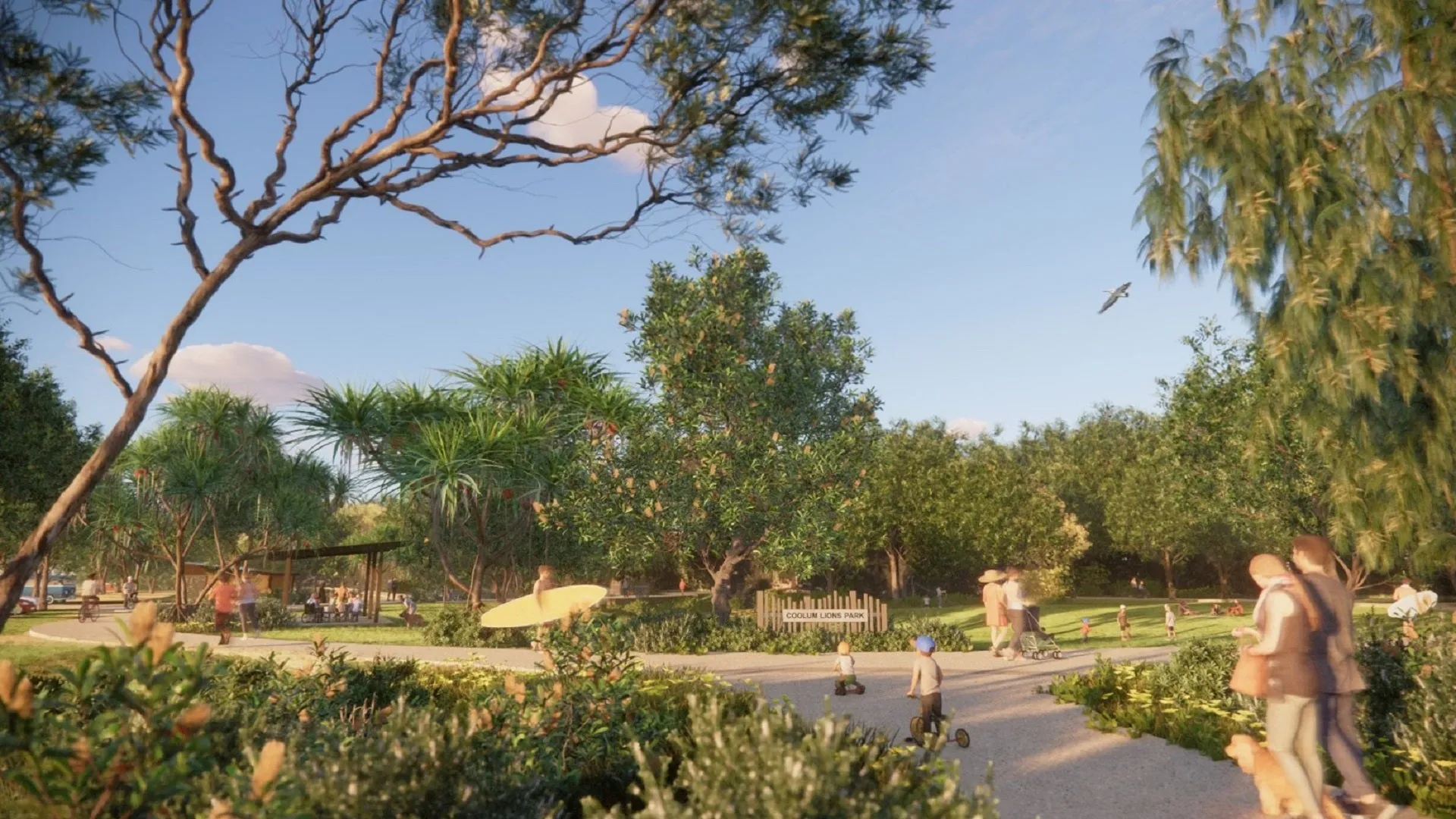 Artist Impression Southern entry to park