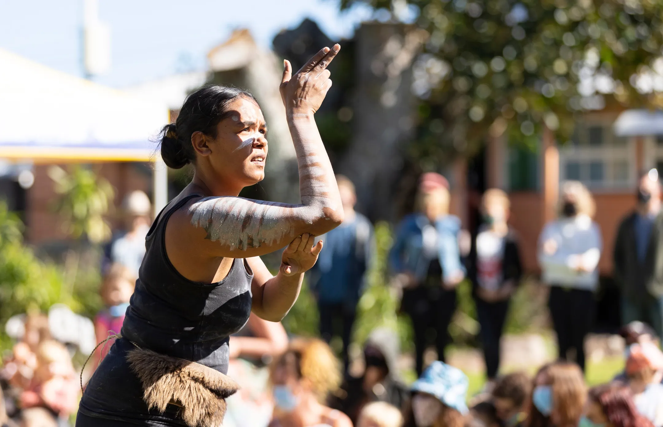 First Nations dancer shares her culture through dance.