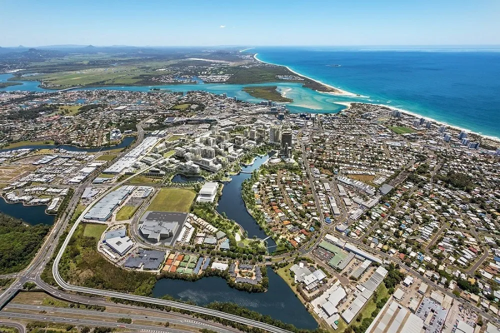 Aerial image of Maroochydore CBD