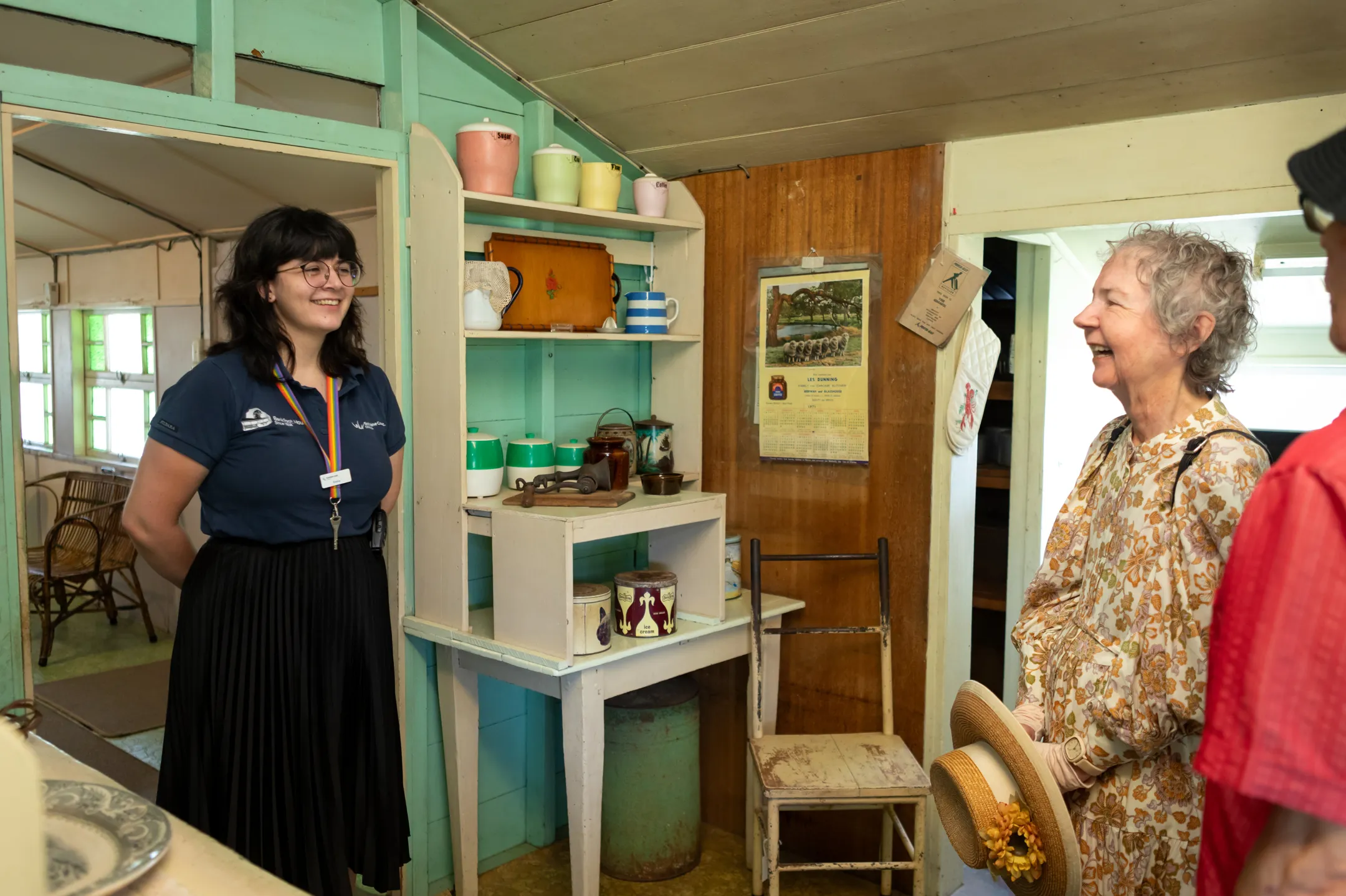 Volunteer and community at Bankfoot House