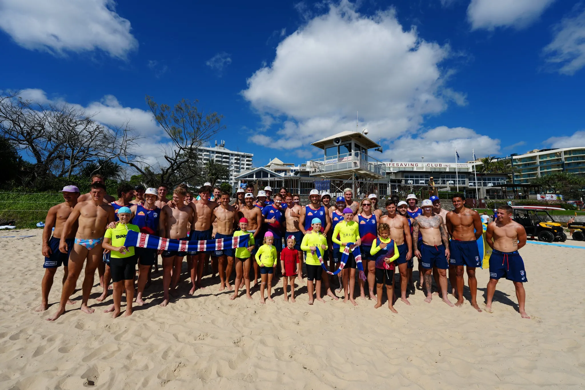 An image about Three AFL clubs hit Coast for summer camps