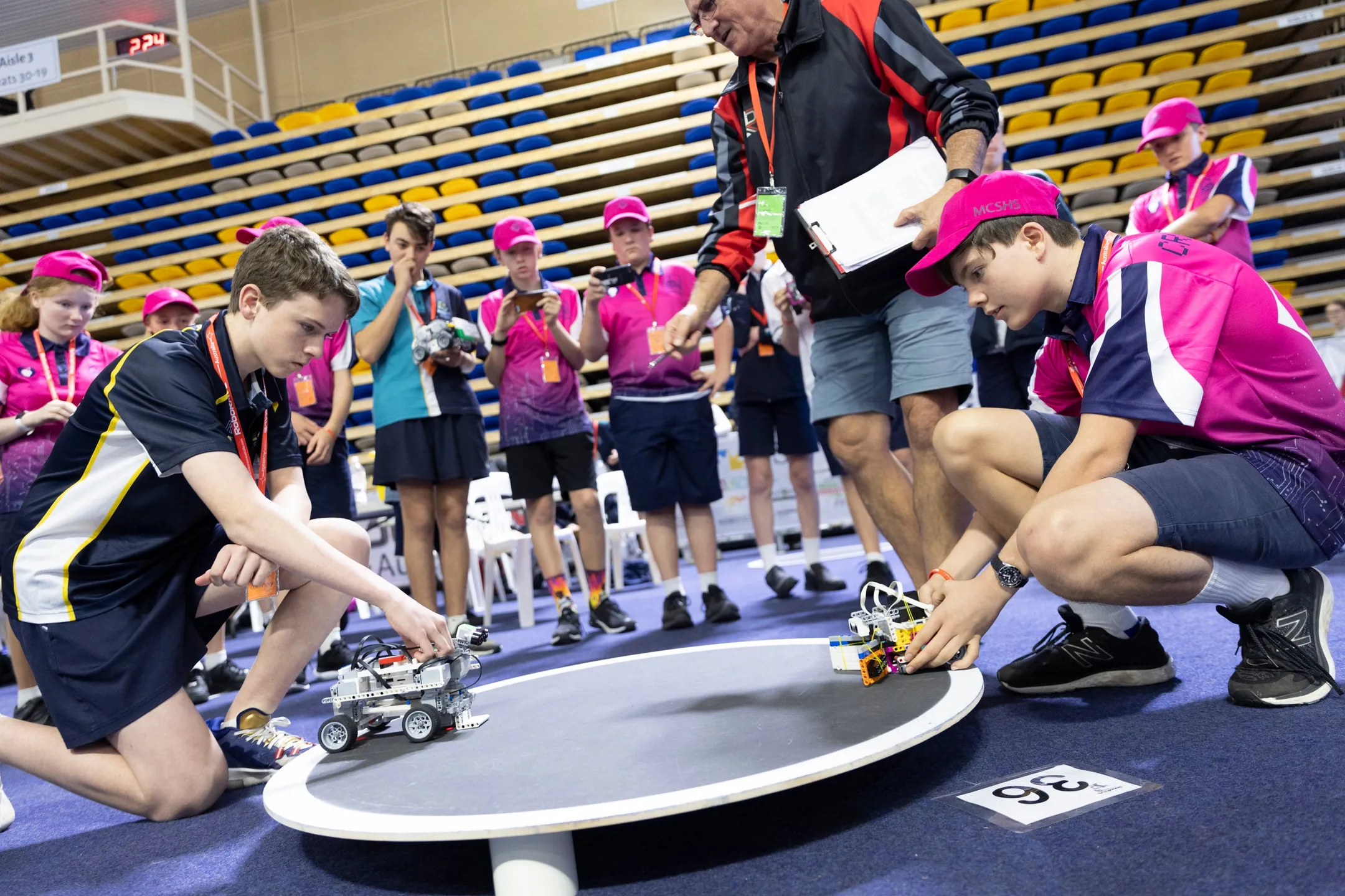 Students at RoboRAVE Australia 2022. Coming soon RoboRAVE Australia 15 to 16 July 2023.