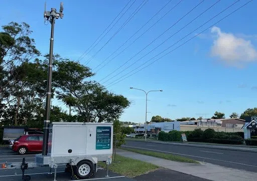 Data trailer at Wises Road, Maroochydore