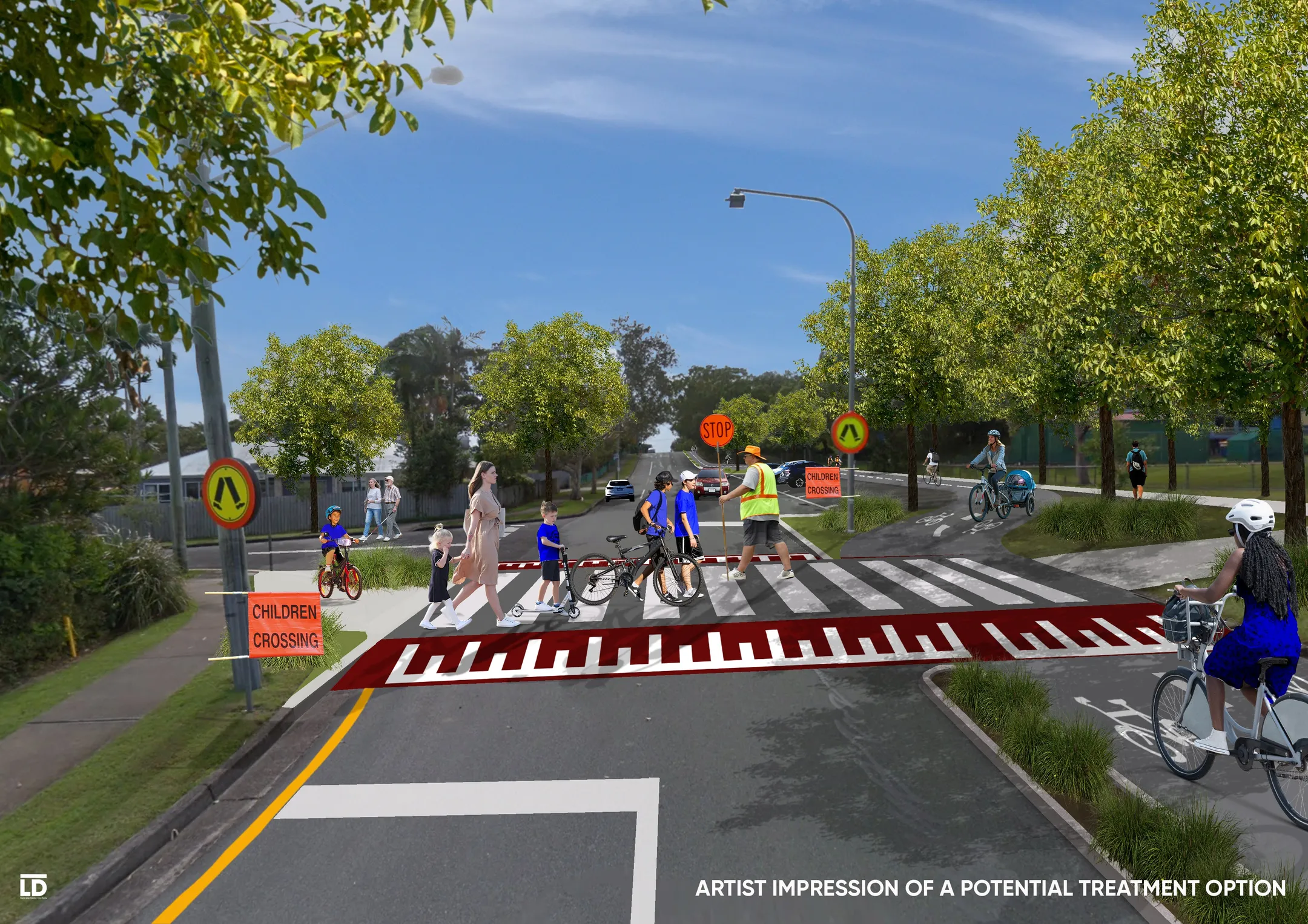Artist impression of a potential treatment option that may be used on C2C.