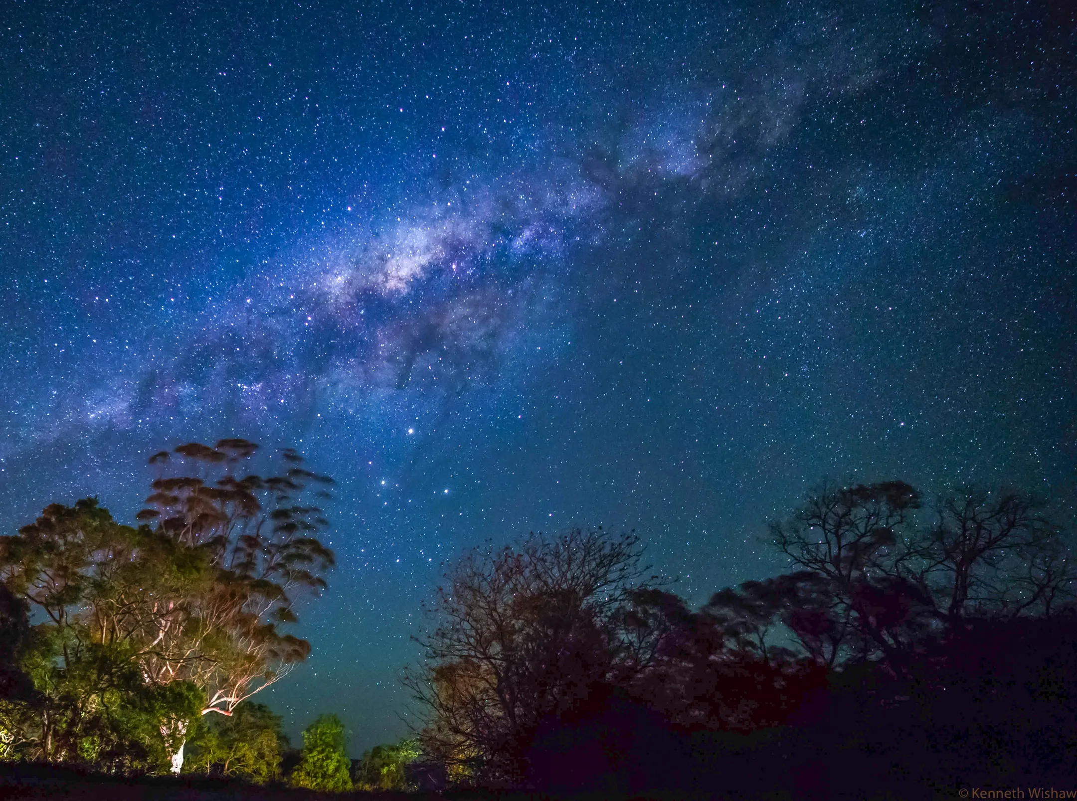 The night sky over the Sunshine Coast International Dark Sky Reserve.