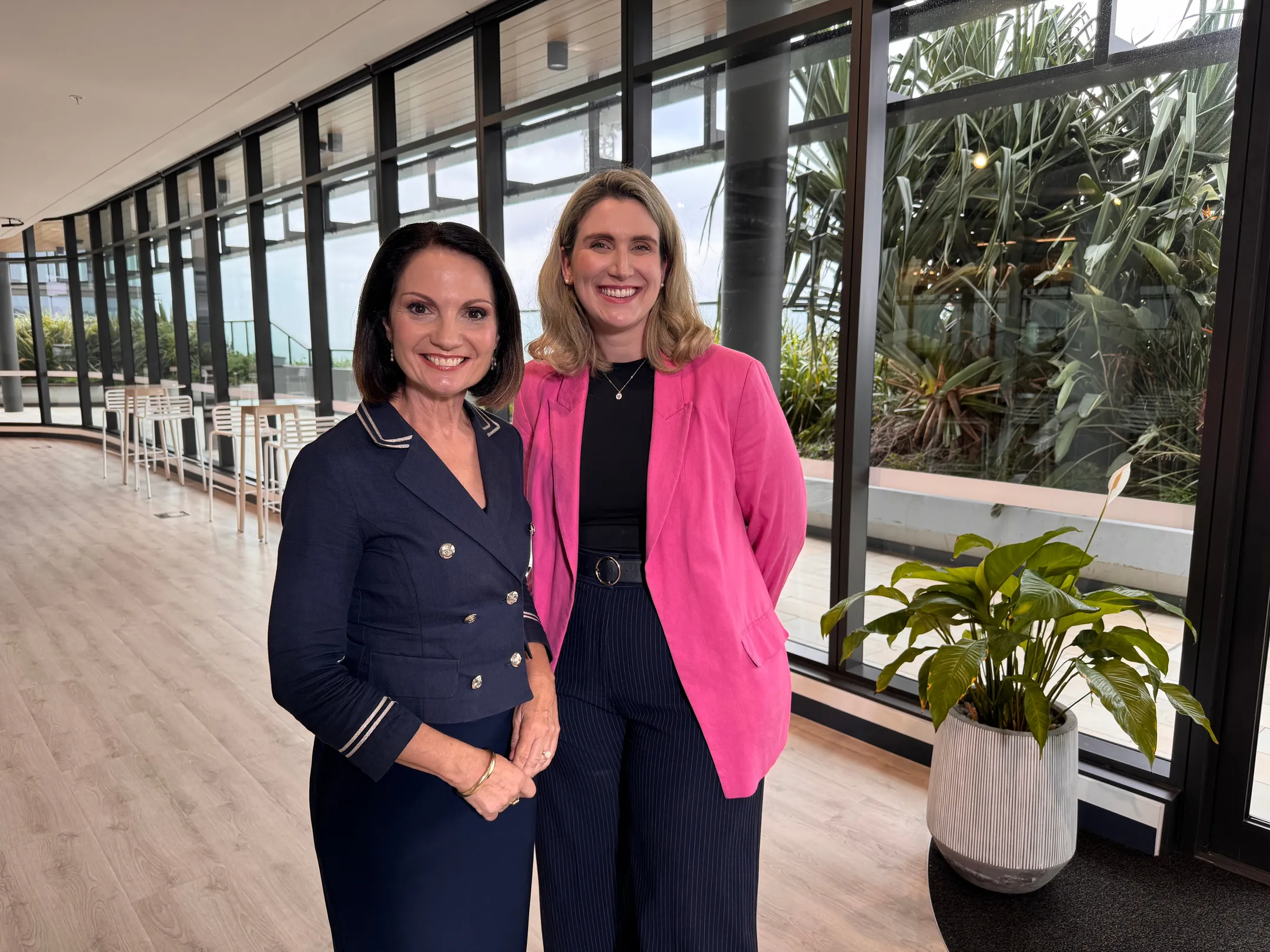 Mayor Rosanna Natoli and Senator for Queensland Corinne Mulholland.