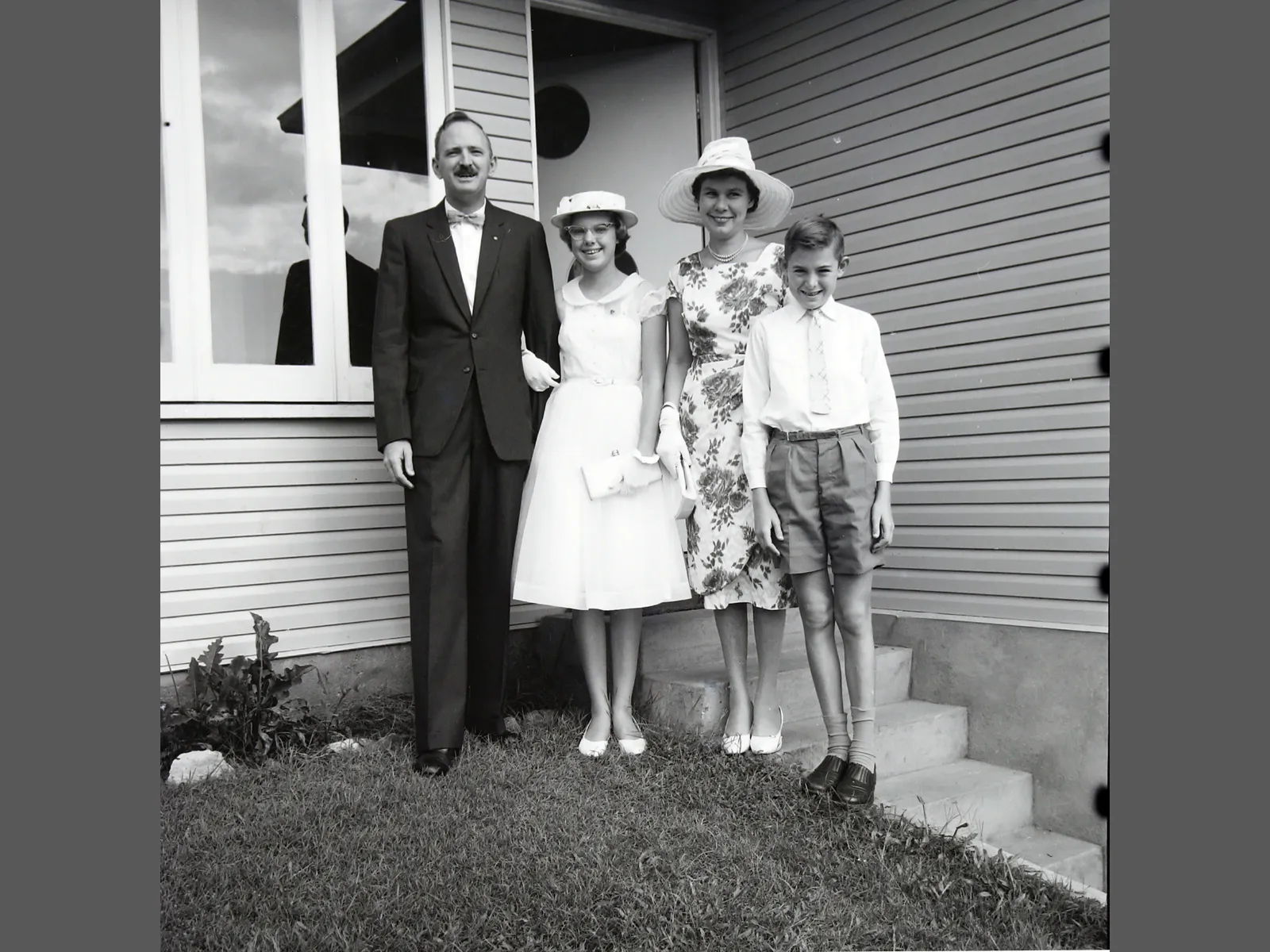 Bill Robinson and family in 1961.