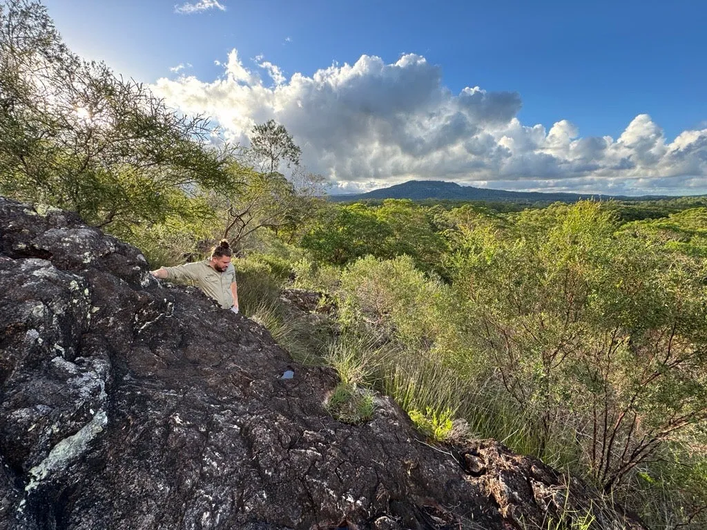The view from the top of Rupari Hill.