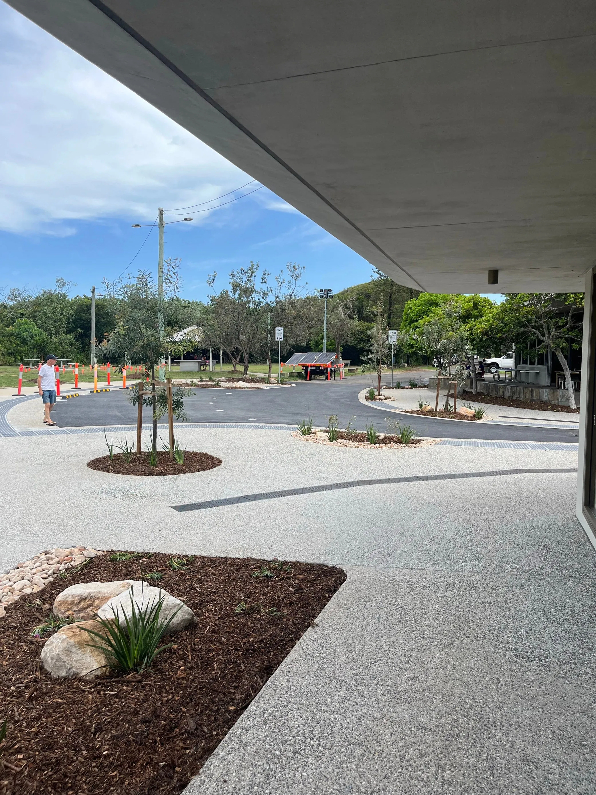 Marcoola streetscape completed.