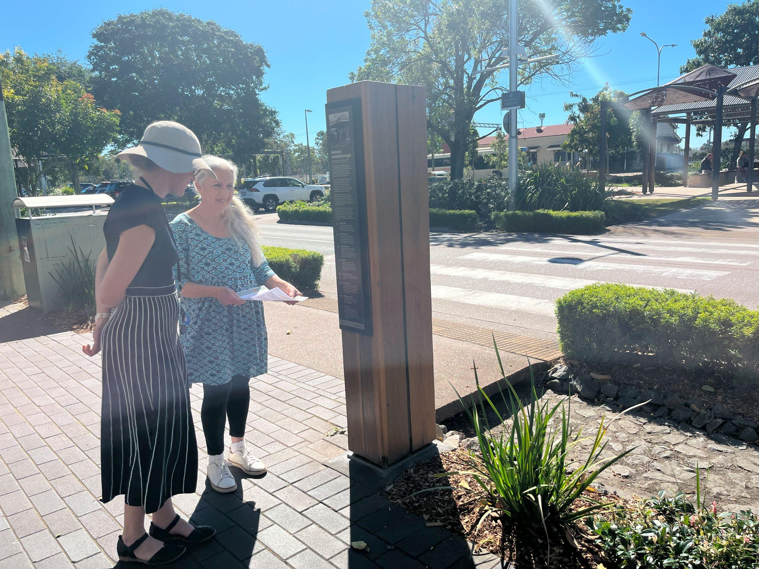 Landsborough Heritage Walk - scan the QR code and learn about the history of Landsborough!