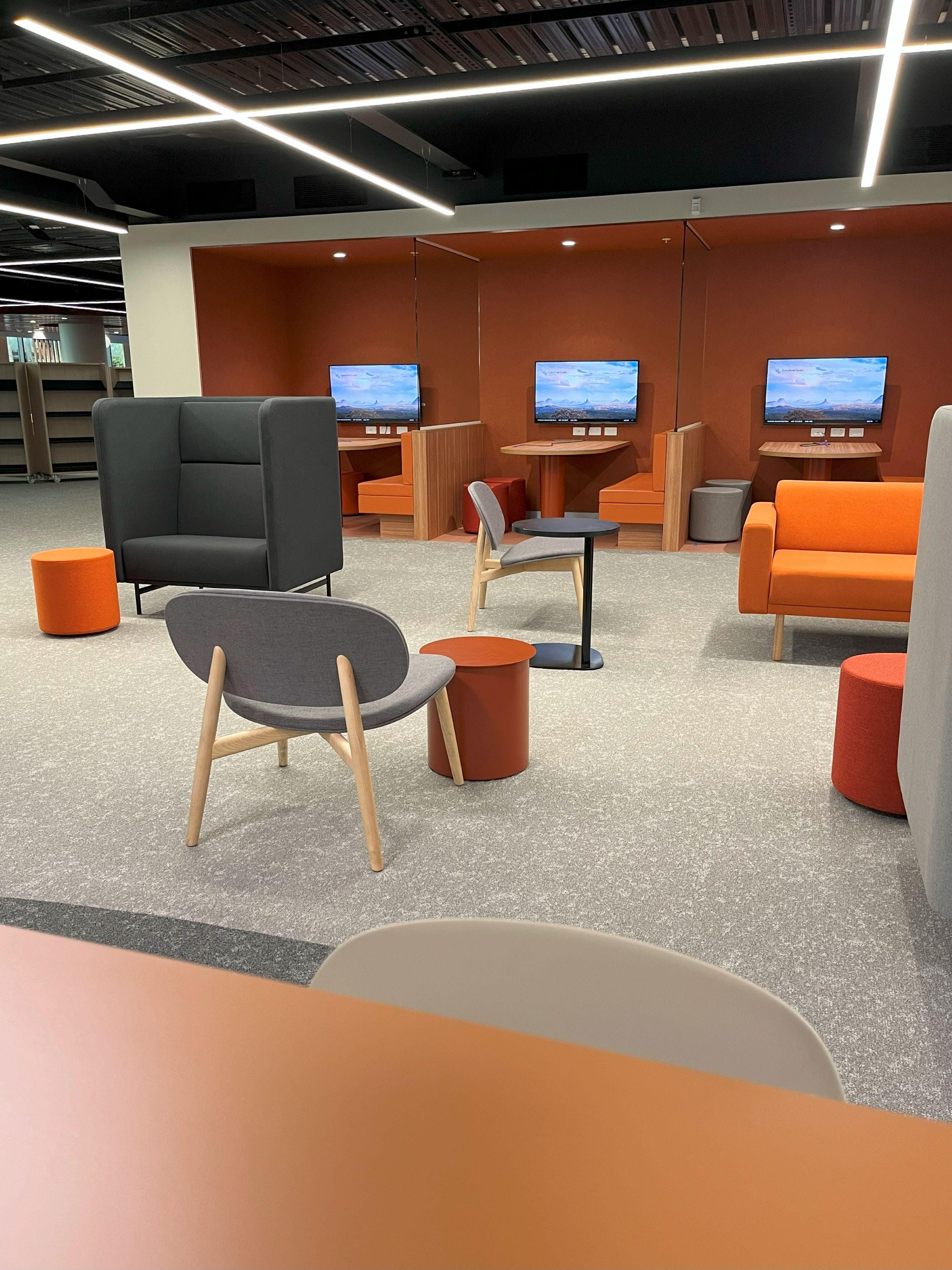 Library+ seating area