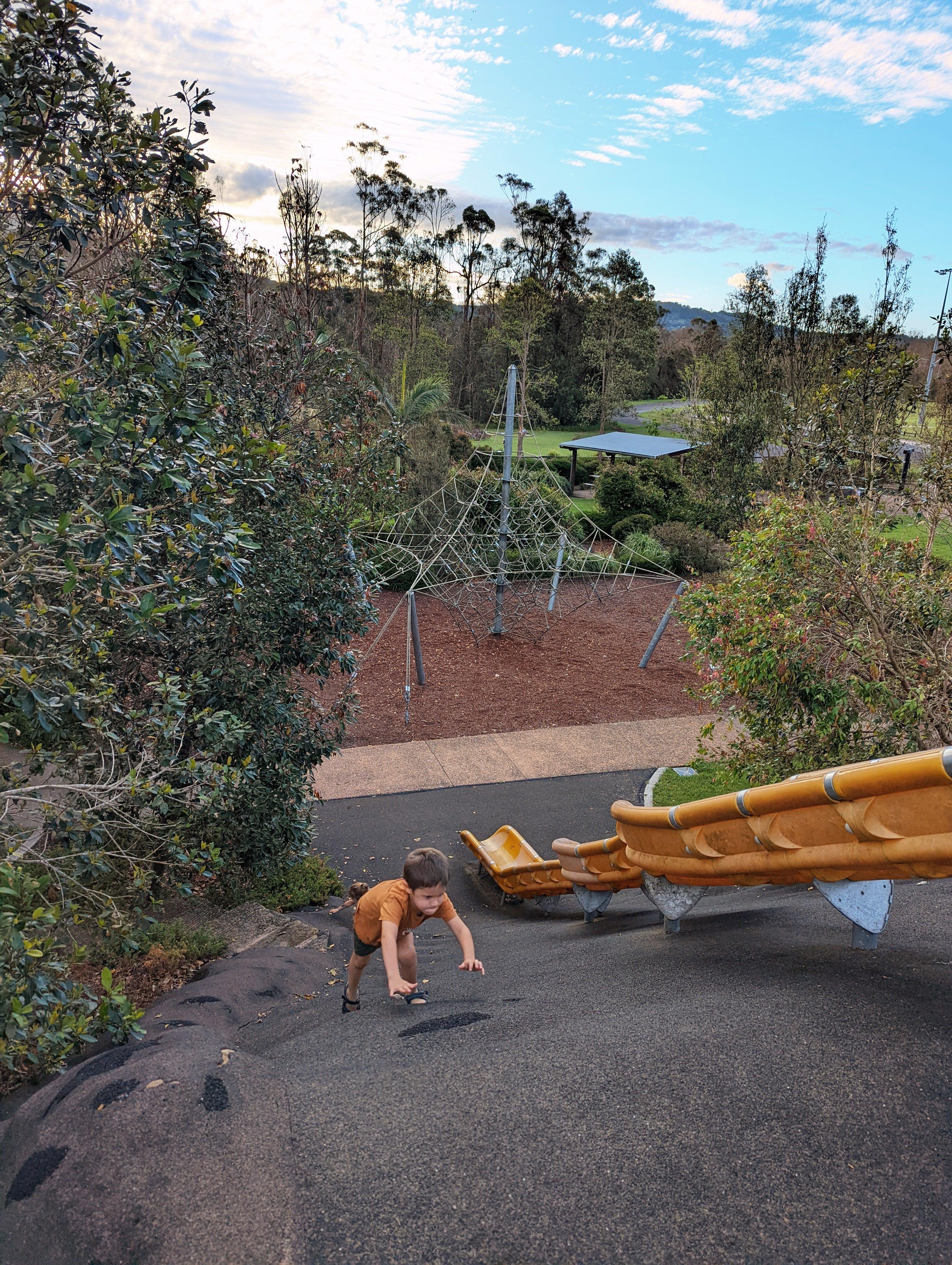 Skippy Park, Landsborough child on slide