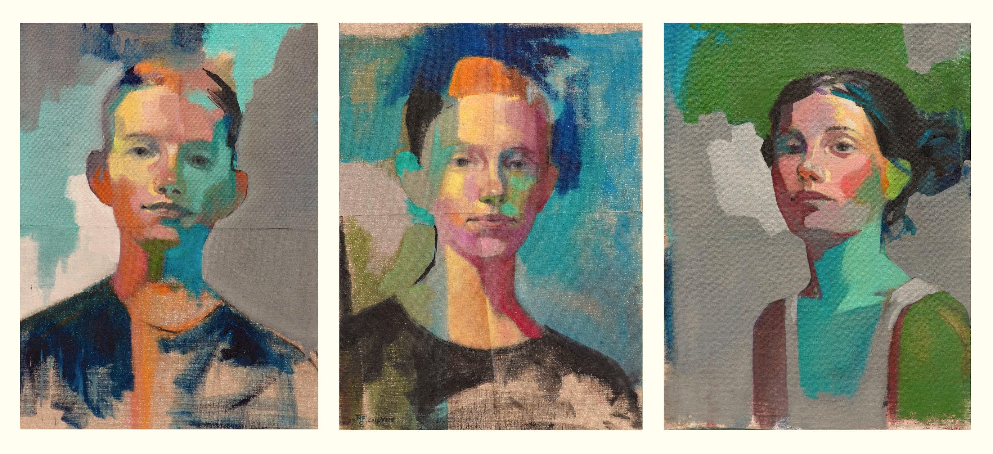 CHEYNE_Matthew_01_Sushi Kids_2024_oil on linen on board_ 62 x 136cm