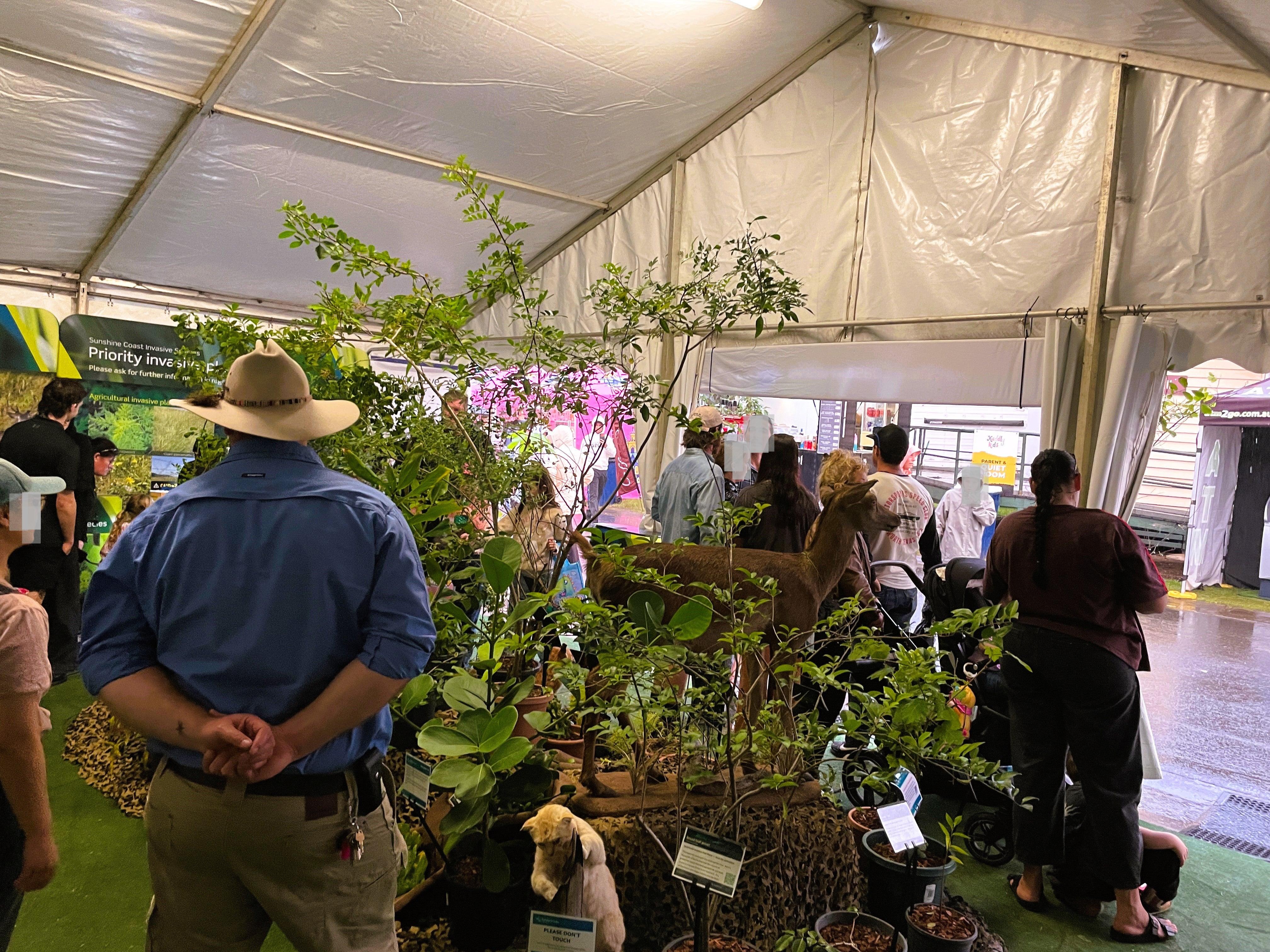 Biosecurity education booth at Nambour Show