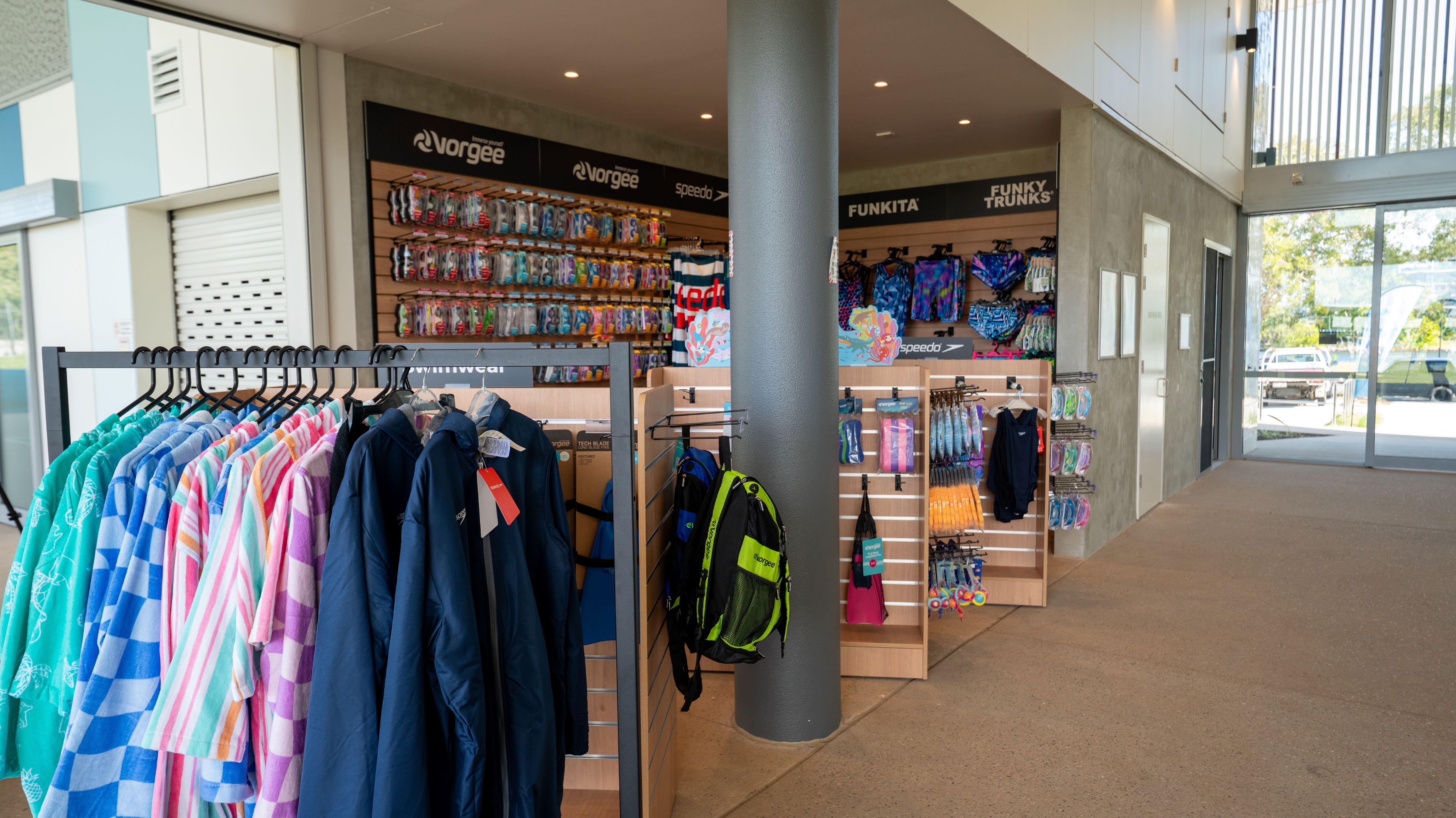 Kawana Aquatic Centre stage two redevelopment complete August 2025 - new shop