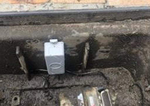 Water pulse meter installed near amenities in Bulcock St, Caloundra