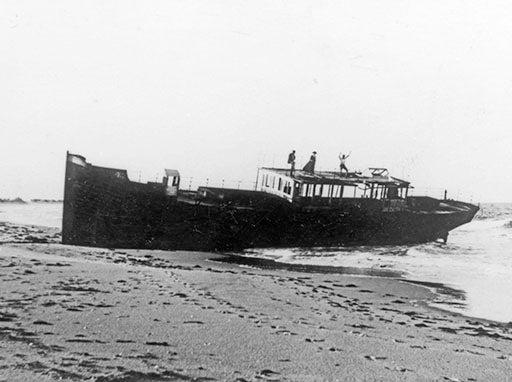 S.S. Dicky beached
