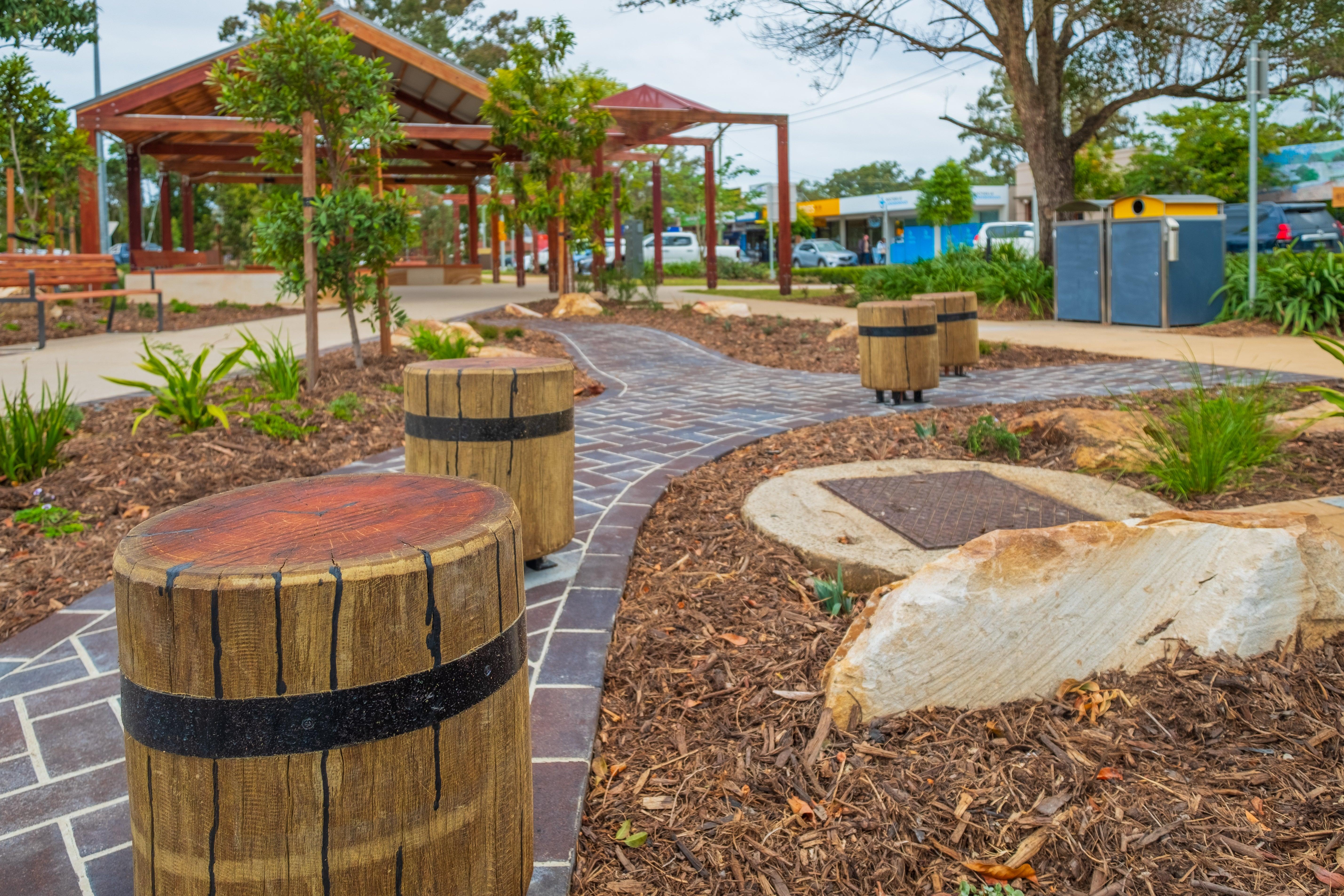 A gathering place at Cribb Street, Landsborough