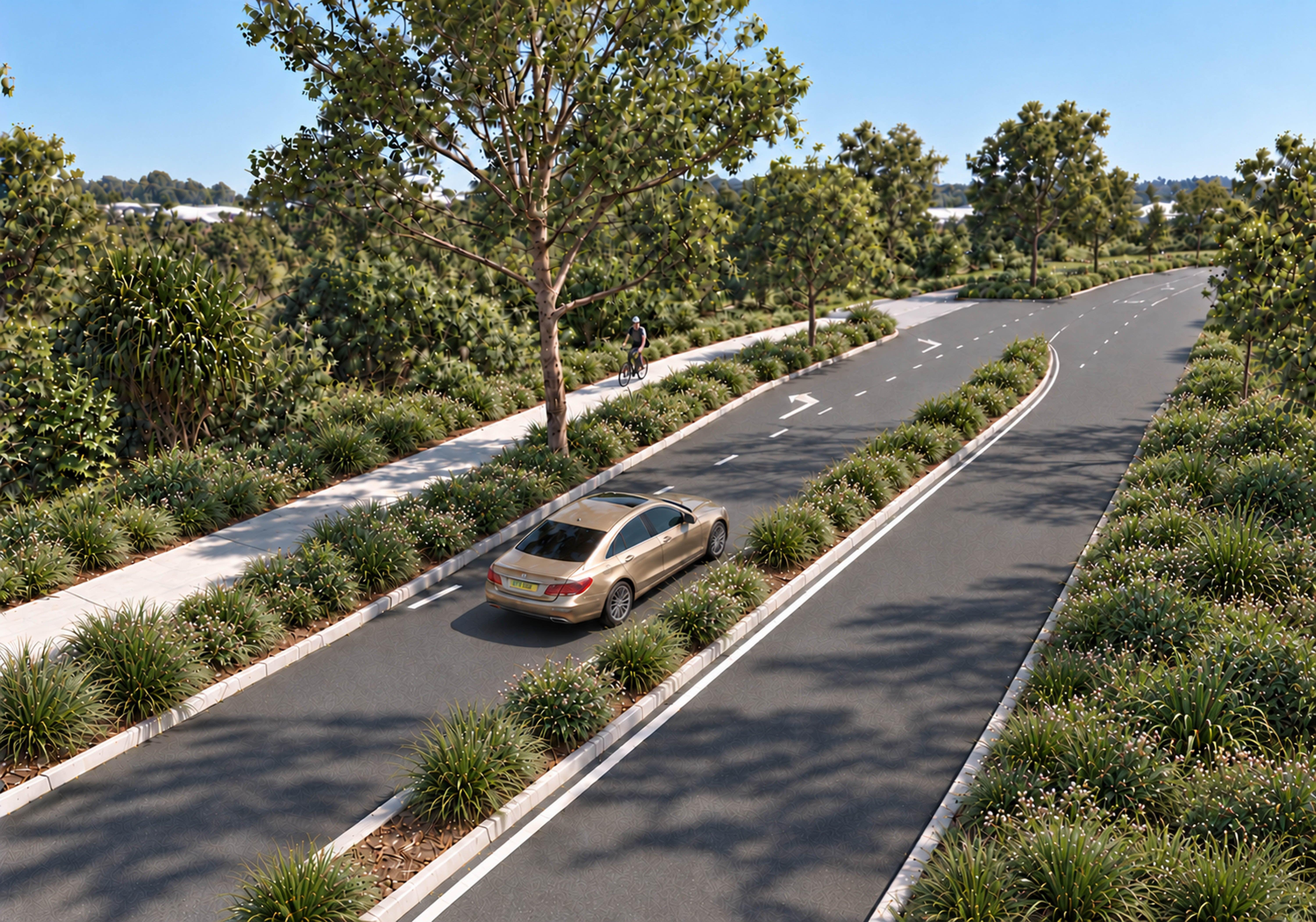 Development funded access to 77 Power Road.