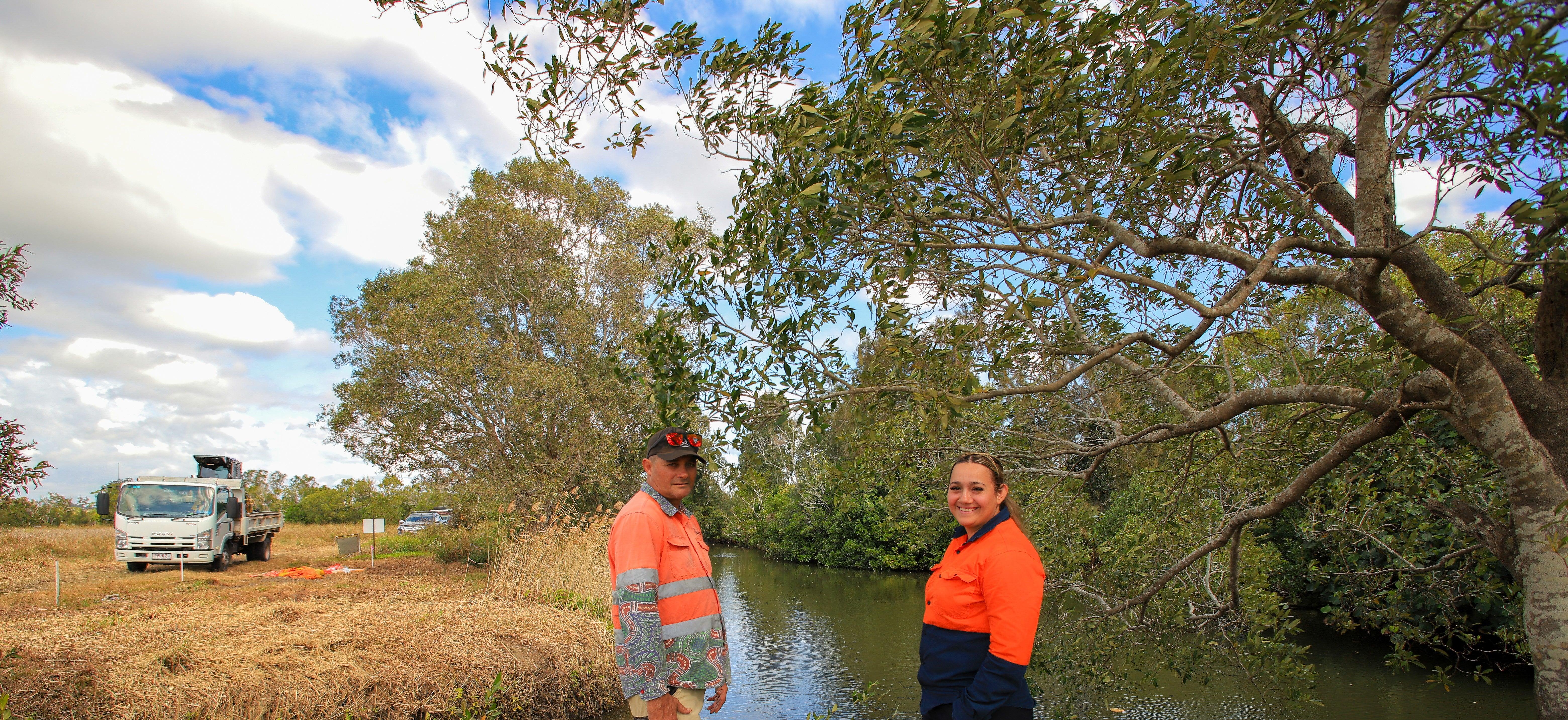 Blue carbon trial. Kabi Kabi Peoples monitoring cultural heritage 2024