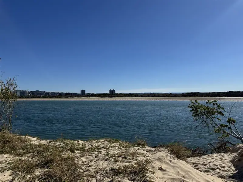 view across to Goat Island
