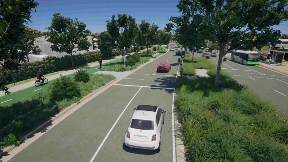 An image about Sugar Road and Maud Street upgrade